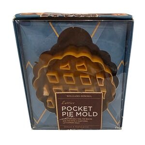 Williams Sonoma Lattice Pocket Pie Mold Cutter Seal Cutter Tool individual